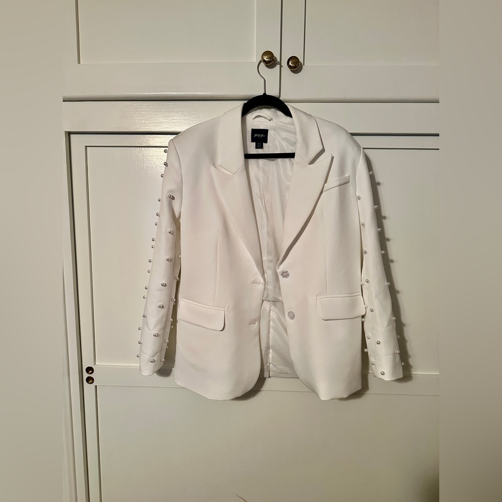 🧥Nasty Gal Premium Embellished Pearl Blazer🧥 - Picture 2 of 8